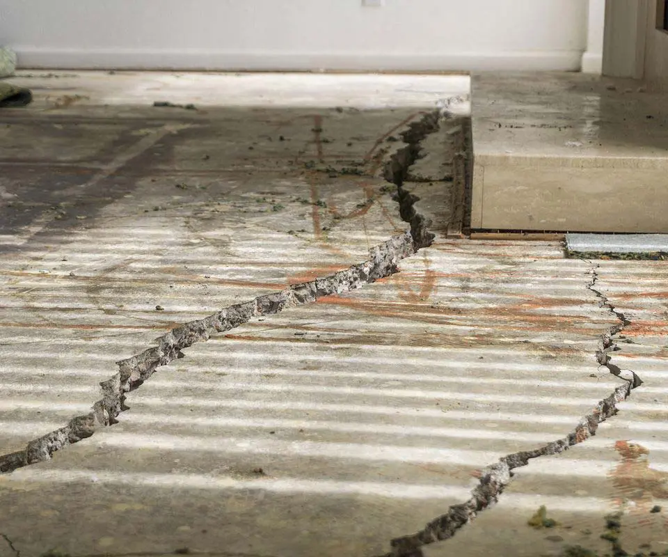Photo related to cracked block foundation