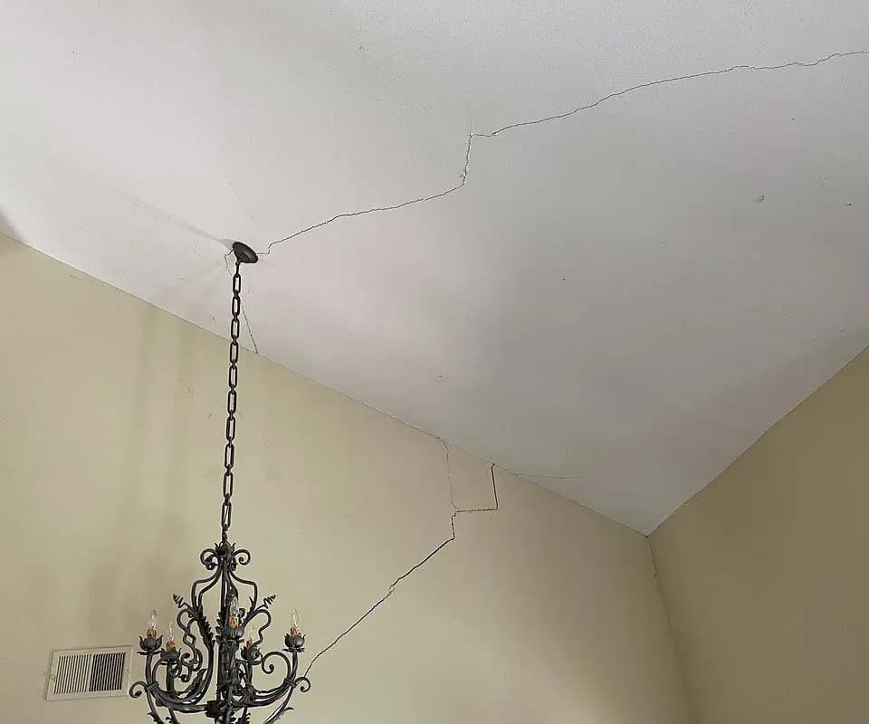 Photo related to drywall cracks
