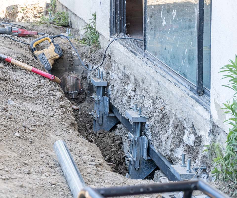 Photo related to push piers