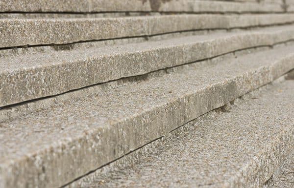 Dalinghaus Foundation Repair providing concrete repair for exterior steps with pitting, flaking, or staining.