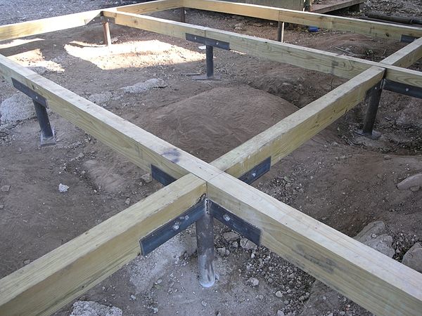What is a pier and beam foundation?