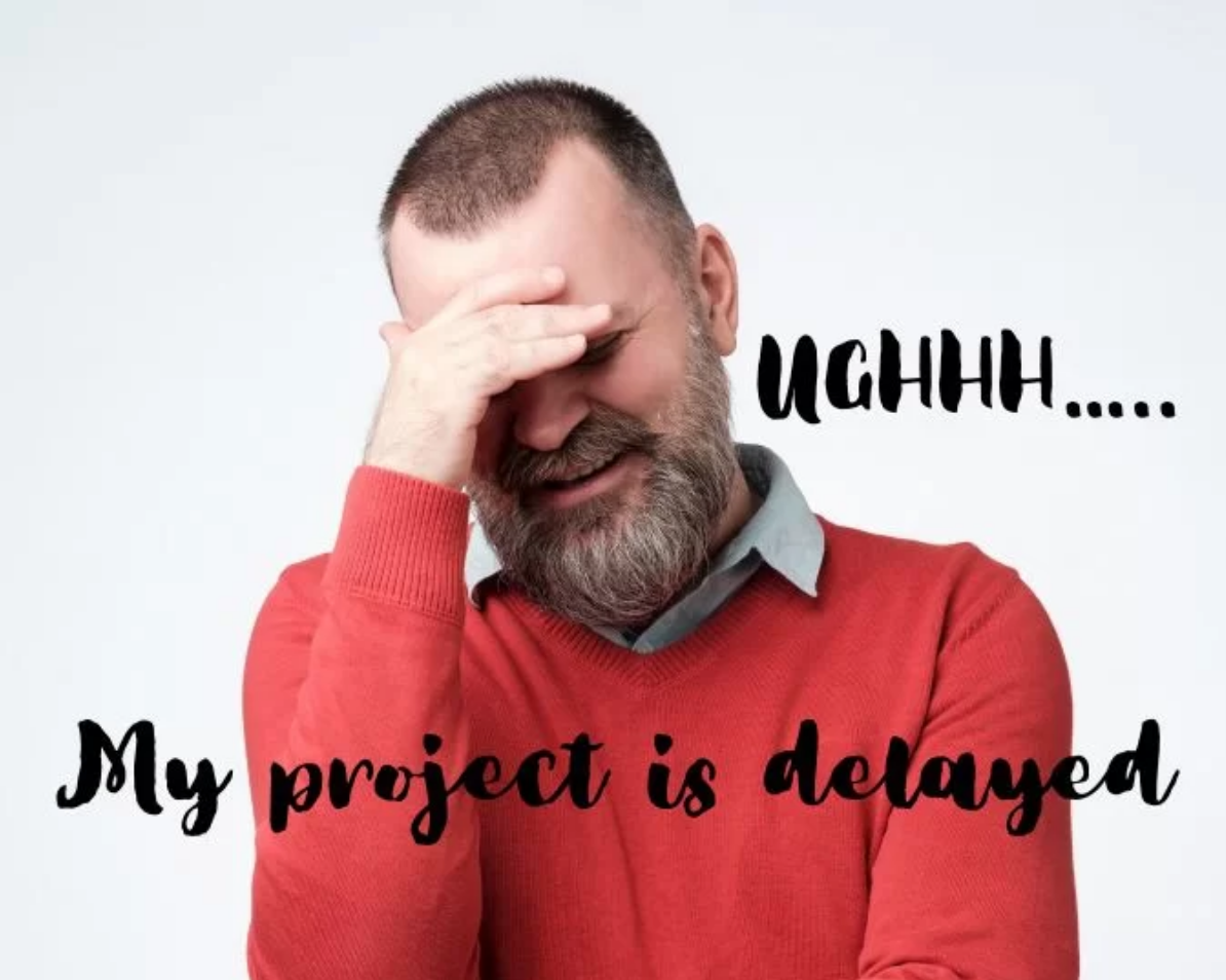 UGHHH…..My project is delayed!