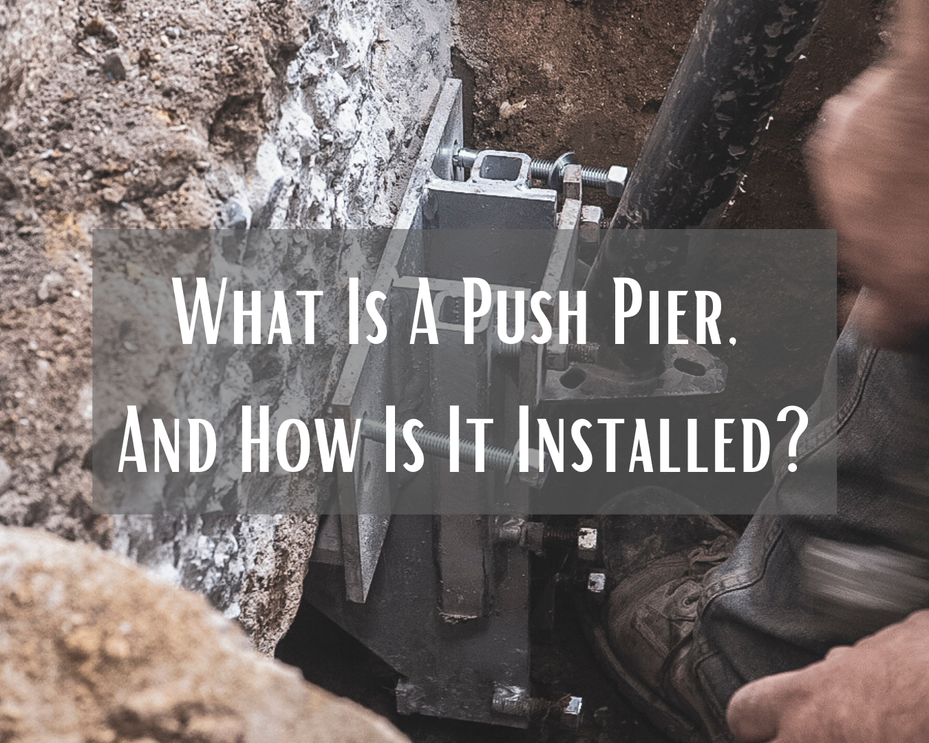 What Is A Push Pier, And How Is It Installed?