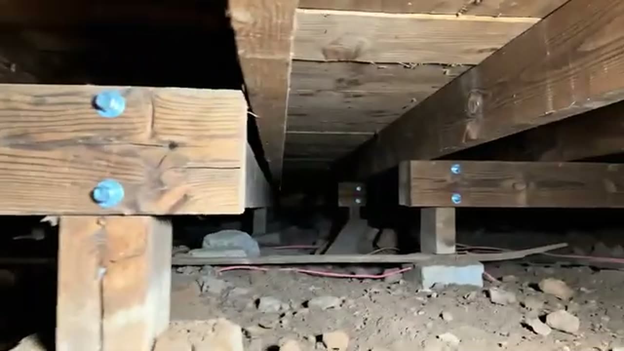 Sagging or Bouncy Floors? Crawl Space Support Beam Repair Explained. Video preview.