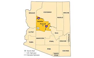 Service Areas In Central Arizona
