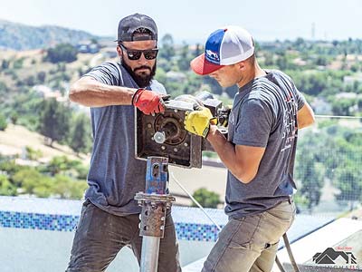 Saving Hillside Pool With Helical Piers