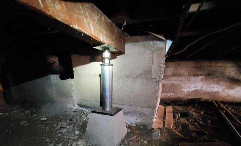 crawlspace jacks installation