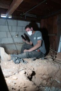 A crawl space inspection is when a structural engineer or foundation repair company inspects the space between your first floor and the ground surface.