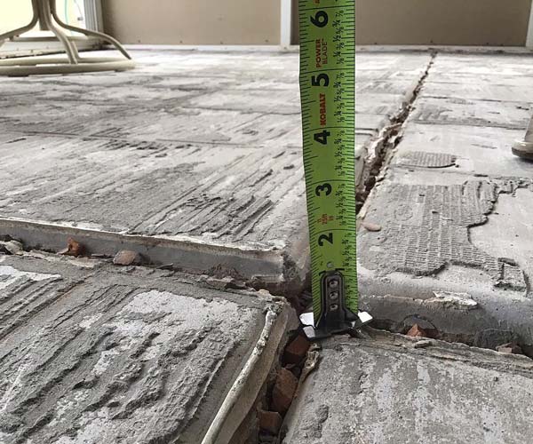 DIY concrete leveling isn't a good idea. It requires training, experience, and specialized equipment. We strongly recommend letting a pro handle this job.