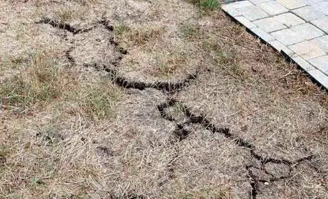 Expansive soil contains a lot of clay, and because of this, it swells when exposed to moisture and shrinks as it dries up.