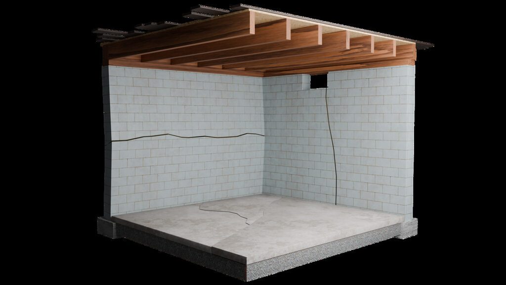 house settling cracks