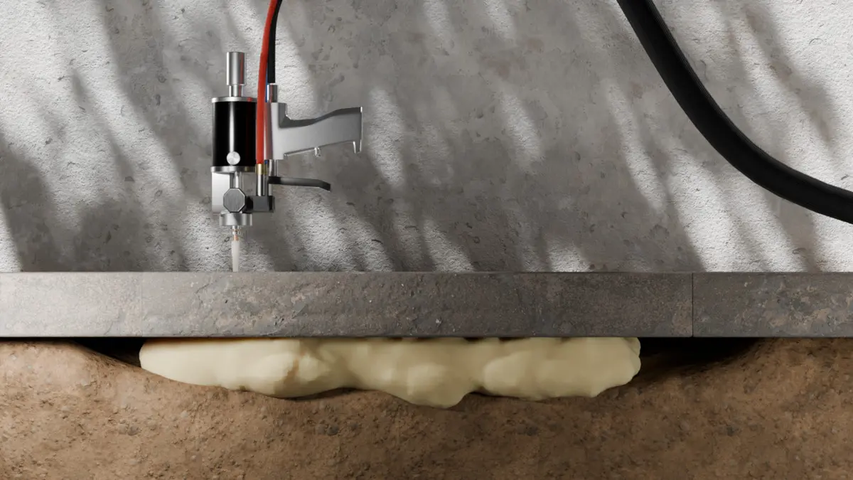 polyurethane foam concrete lifting