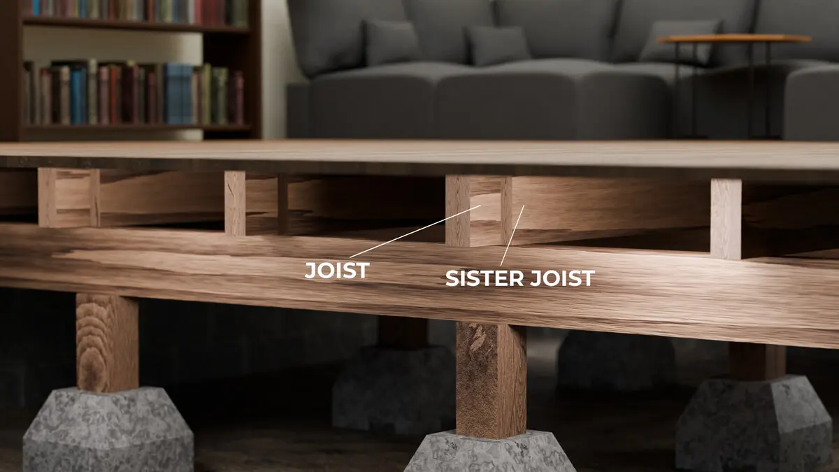 Sistering Or Replacing Damaged Floor Joists
